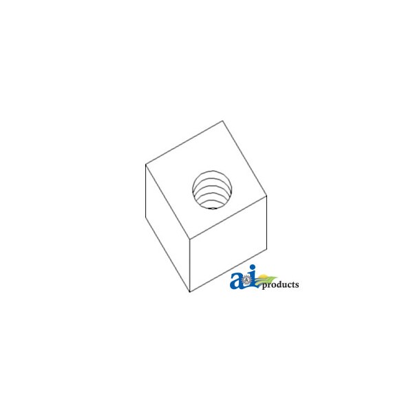 Block, Drawbar Stop 3" x5" x1"